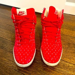 Nike high top with wedge